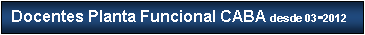 Cuadro de texto: Docentes Planta Funcional CABA desde 03-2012
