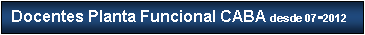 Cuadro de texto: Docentes Planta Funcional CABA desde 07-2012
