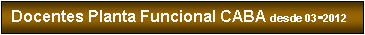 Cuadro de texto: Docentes Planta Funcional CABA desde 03-2012