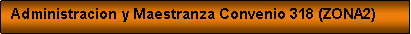Cuadro de texto: Administracion y Maestranza Convenio 318 (ZONA2)