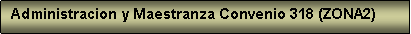 Cuadro de texto: Administracion y Maestranza Convenio 318 (ZONA2)