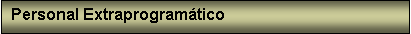 Cuadro de texto: Personal Extraprogram�tico