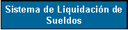 Cuadro de texto: Sistema de Liquidaci�n de Sueldos